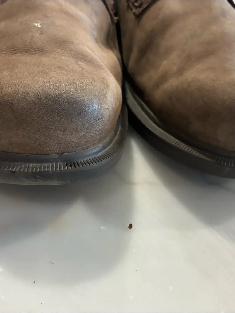 SAS Ambassador Oxford Suede Mens Shoes Brown Leather Size 10.5 WW